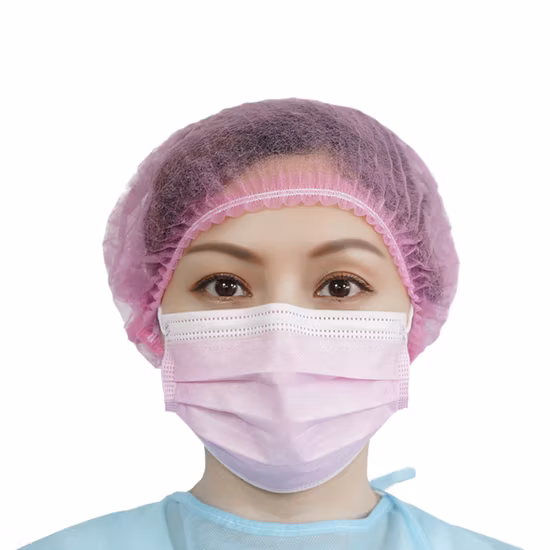 Masque facial médical non tissé jetable à 3 plis