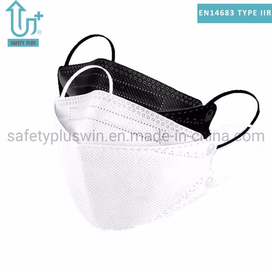 Commerce de gros anti-poussière jetable de type II R Bfe 99 cote de filtre 3D en forme de poisson masque facial non tissé